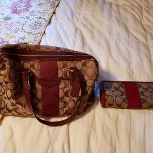 Coach Purse with Wallet